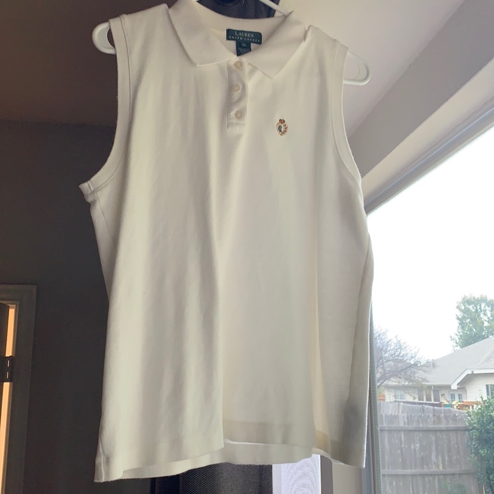 Vintage Lauren by Ralph Lauren tennis style tank